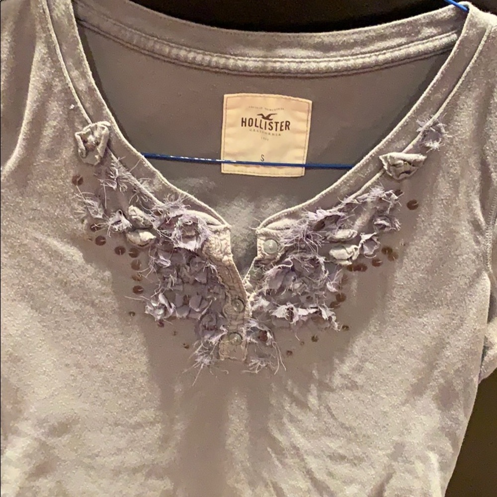 Grey Hollister Tee/top